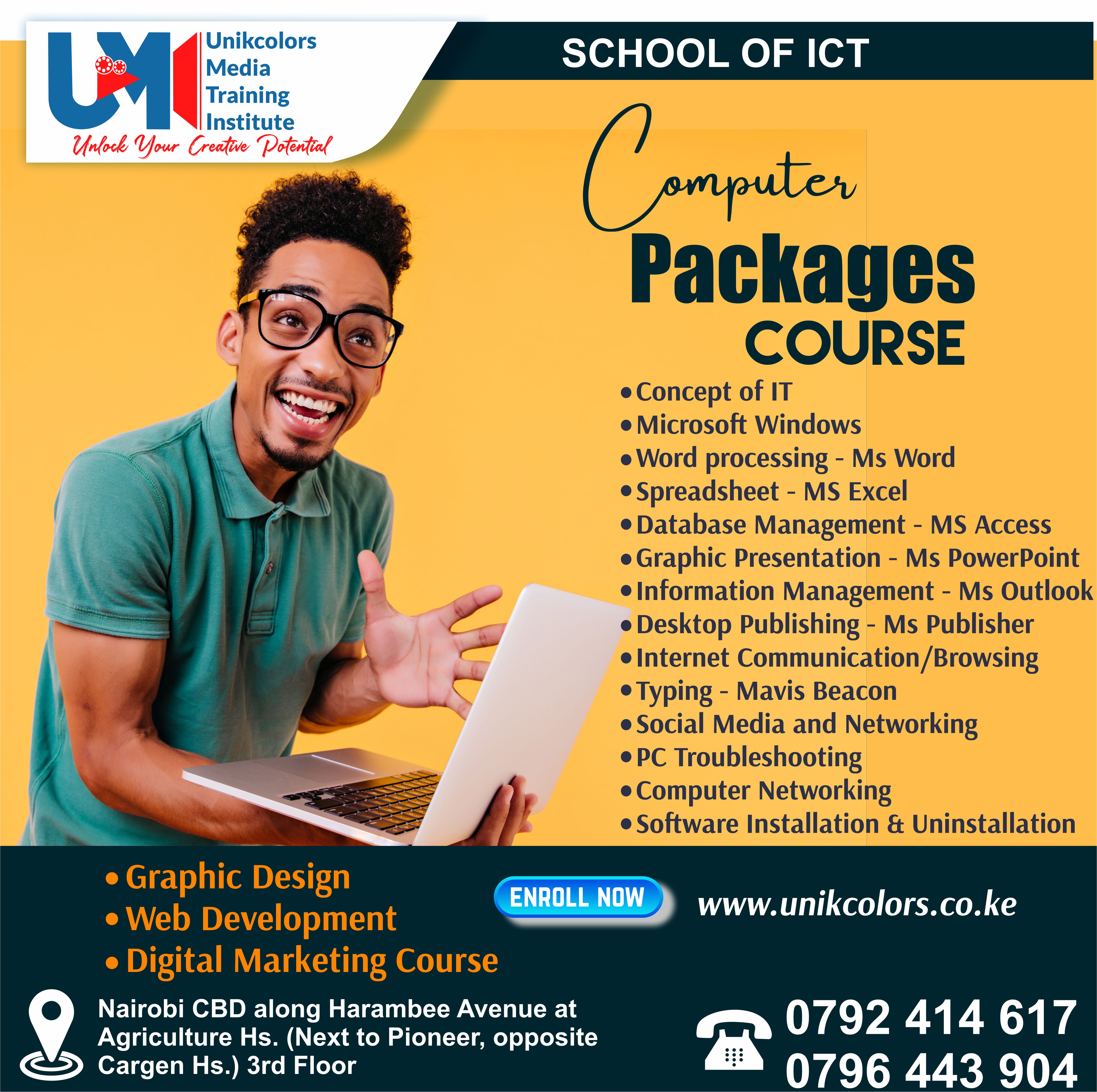 Computer Packages and Short ICT Courses in Kenya – Build Practical Tech Skills Fast
